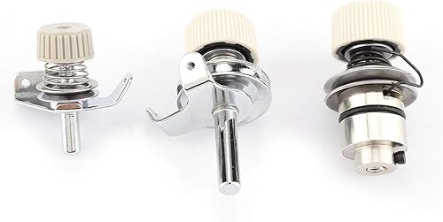 Abrazadera de rosca del regulador de tensión, 3 piezas de máquina de coser industrial rosca, conjunto de regulador de tensión de la máquina textil