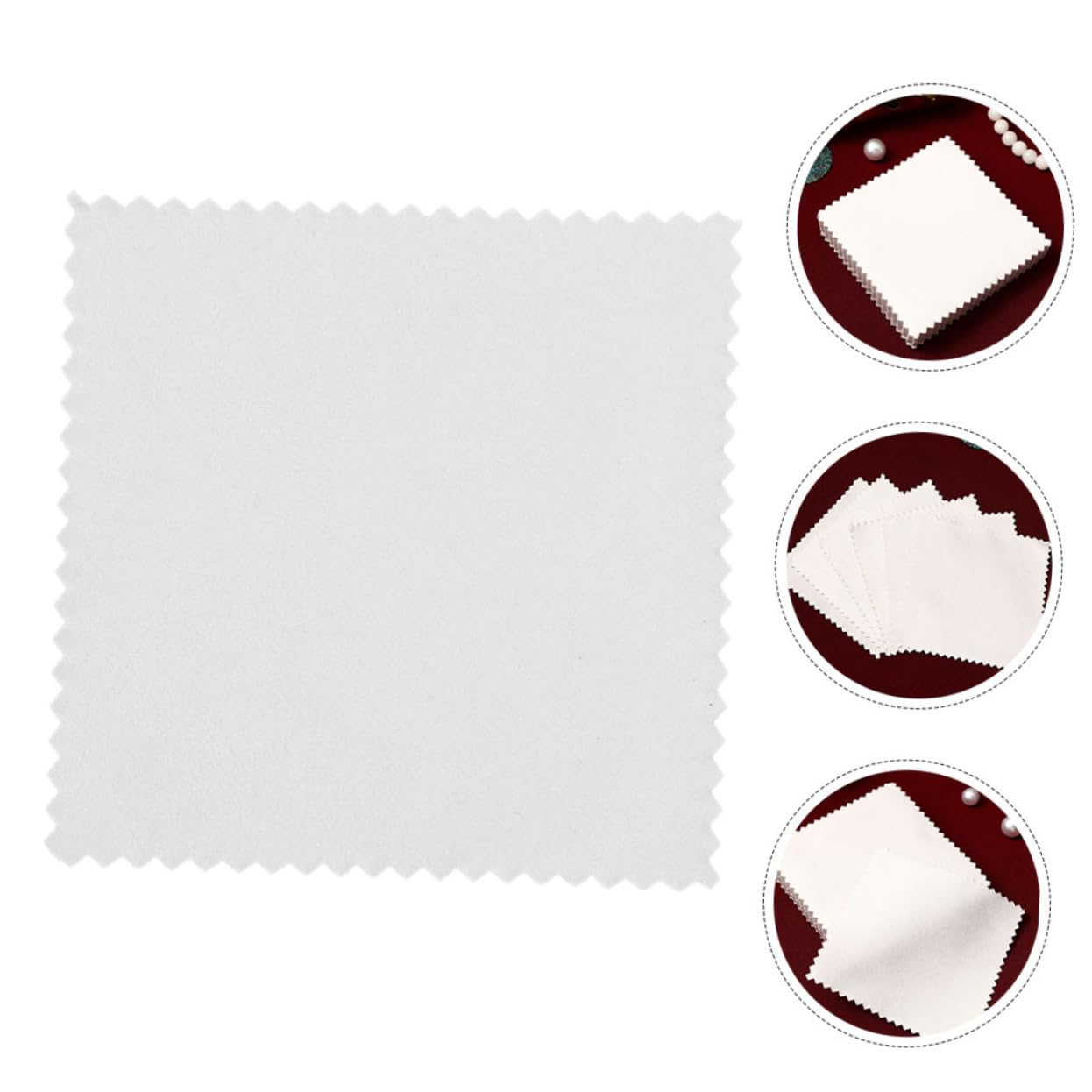 SHINEOFI 4 Set di Panni per La Pulizia dei Gioielli per Lucidare Largento per La Pulizia di Lenti per Occhiali in Tessuto Compatto E Pratico 60 Pezzi*4