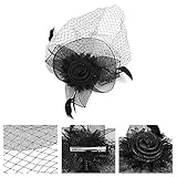 【PERFEKT FÜR HOCHZEITEN, BÜHNENAUFTRITTE ODER FORMELLE ANLÄSSE】 Unser schwarzer Fascinator-Hut ist das perfekte Accessoire für eine Reihe besonderer Anlässe und Anlässe. Mit seinem eleganten und raffinierten Design verleiht dieser Hut Ihrem Outfit einen Hauch von Stil und Raffinesse. Es eignet sich besonders für Hochzeiten, bei denen Sie als Gast oder als Mitglied des Hochzeitszuges glänzen können.