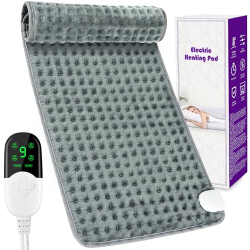 Electric Heating Pad 30 x 60 cm, Grey