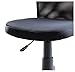 IDS Home Office Chair Mesh Ergonomic Mid-Back Armless Executive Computer Table Desk Task Chair with Lumber Support, Black, 21.3 x 17 x 34-38.5 inches, (MLM-18507)