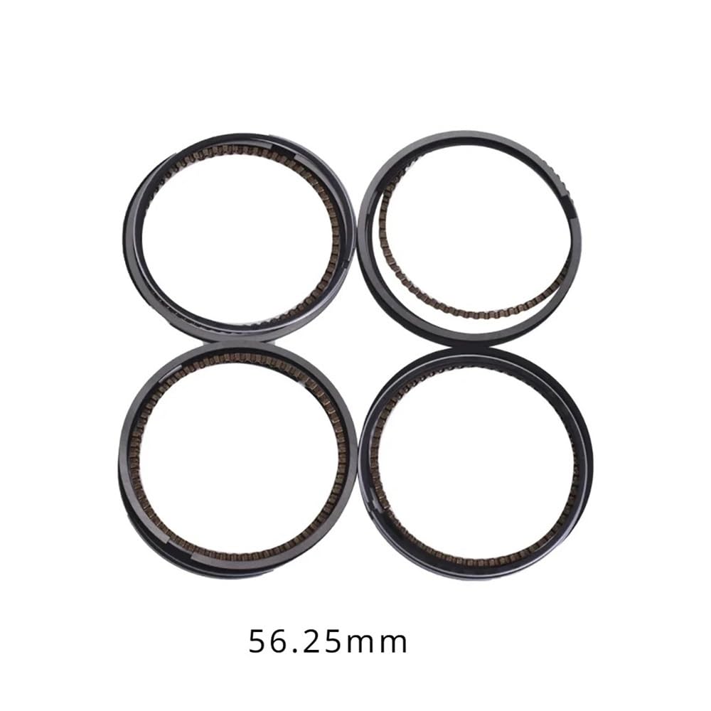 guarnizioni anello pistone 4pc 56mm 56.25mm .5mm +25 +50 0 5 Fasce Elastiche Del Cilindro Motore Motociclo Per FZR400 SP 89-94 Per FZR400S FZR 400