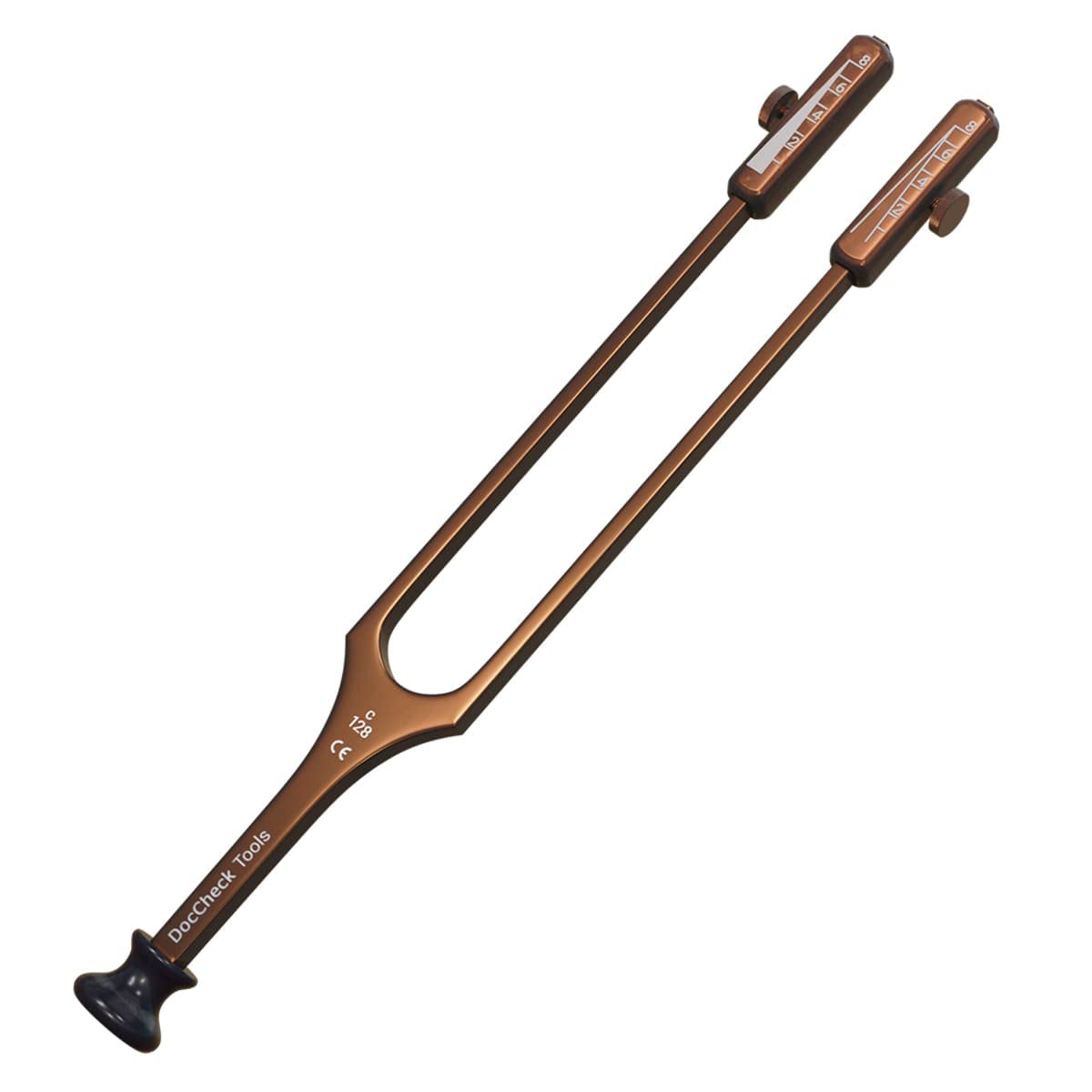 Stimmgabel "Plinng" nach Rydel Seiffer mit Fuß & abnehmbaren Dämpfern (Kupfer)