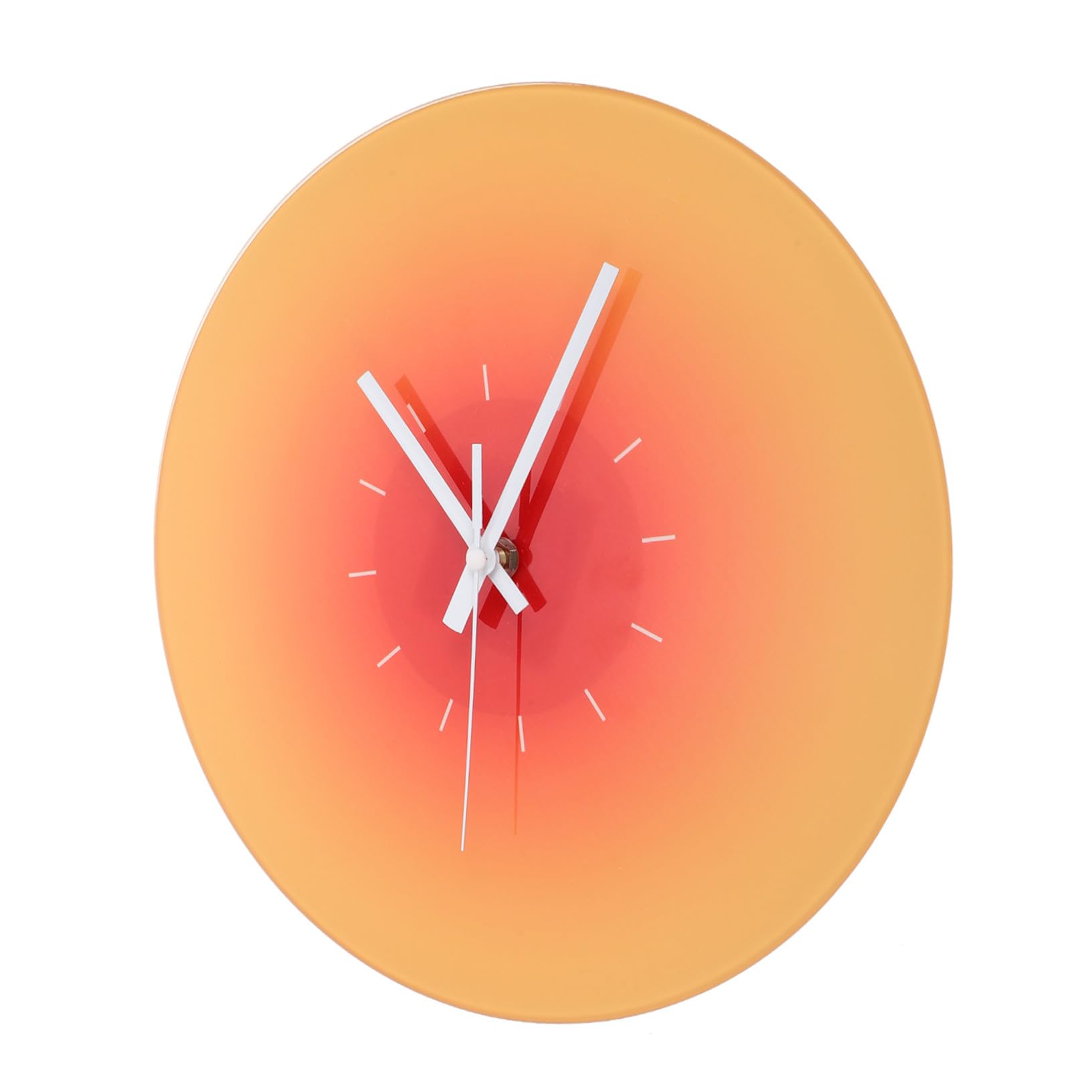 Horloge murale coucher de soleil pour une décoration de salon chaleureuse
