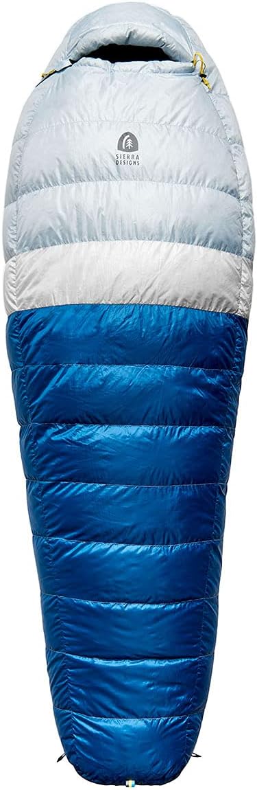 Sierra DesignsGet Down 20 Degree Sleeping Bags - 550 Fill Power DriDown (PFC Free), Mummy Style Camping & Backpacking Sleeping Bags for Men & Women, Stuff Sack Included