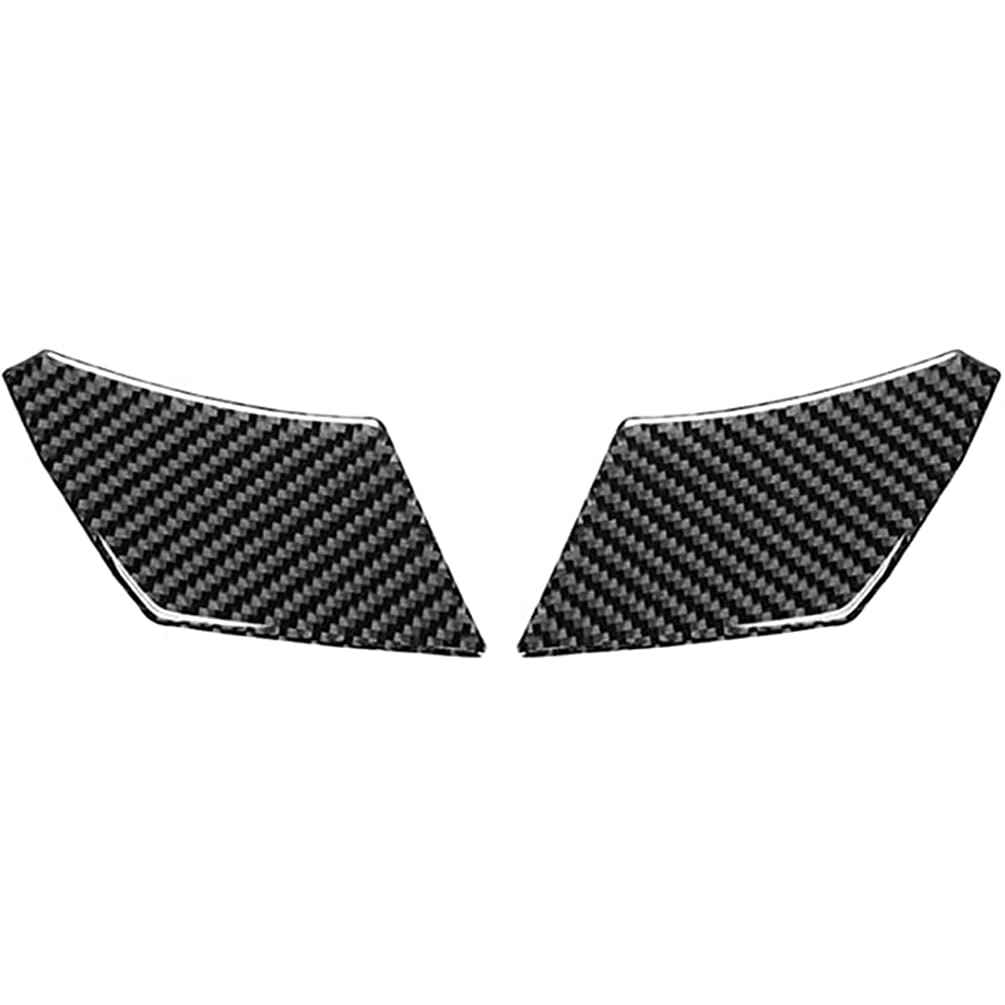 Carbon Fiber Door Handle Bowl Trim Stickers Glossy, for Dodge Challenger 2015-2019 Interior Accessories Stickers
