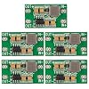 DC Module, 5PCS DC to DC Module 92% Conversion Efficiency High Frequency 12V to 24V to 9V/2A Module Volt Reducer Transformer Module