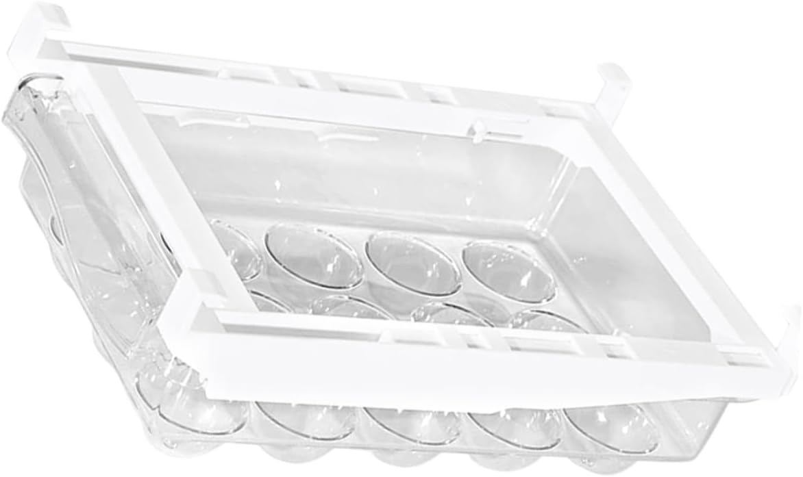 Egg Holder for Refrigerator Capacity Egg Organizer Container for Fridge and Stable Design for Kitchen Storage