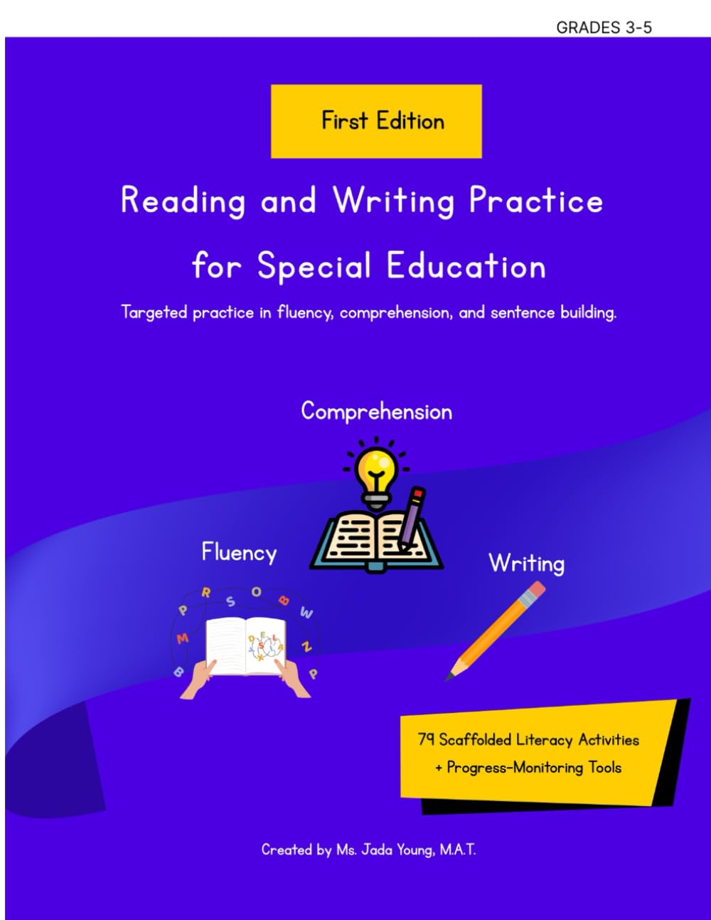 Reading and Writing Practice for Special Education (Grades 3–5): Targeted practice in fluency, comprehension, and sentence building.