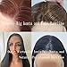 JHXAYW Long Straight Black Glueless Wig,Black Hair Middle Part Natural Hairline,Glueless Synthetic Lace Front Wigs for Women