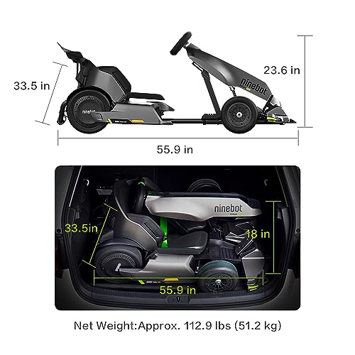Segway N3M432 Ninebot Electric Gokart Pro, 23 Mph Top Speed And 15.5 Miles Range, Outdoor Race Pedal Go Karting Car For Kids And Adults thumb #12