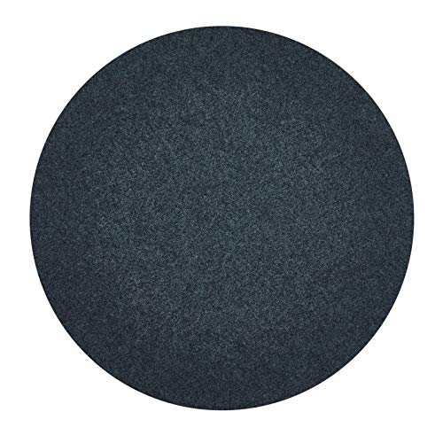 andiamo Kunstgrasveld, groen, duurzaam grastapijt met drainage knoppen, kleur: antraciet, maat: Ø 195 cm - Afbeelding 3