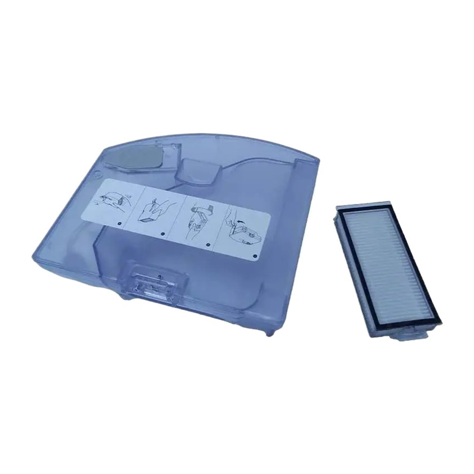 XIAOQIANGqiang Compatible With Roborock. Q7 Max. Q7 Max. T8. Spare Parts Water Tank With HEPA Filter Dustbin Vacuum Water Tank Tray Accessories