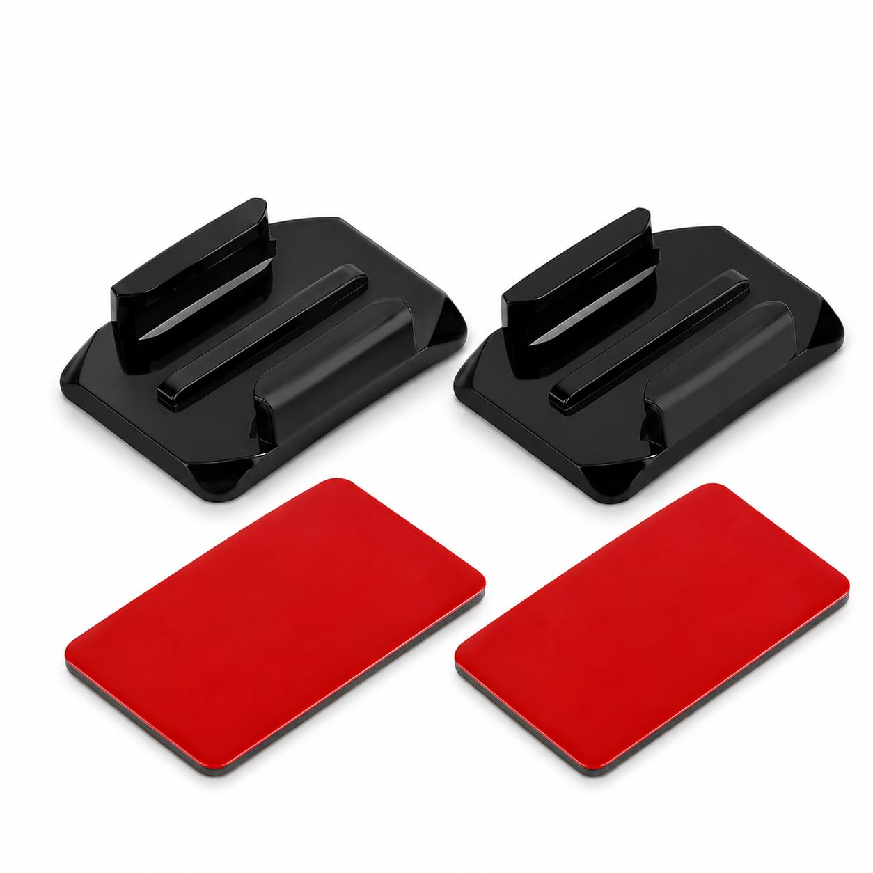 HOJI Flat Adhesive Mount for Action Cameras with 3M Adhesive Pads (Pack of 2) | Go Pro Style Quick Release Base | Replacement Sticky Mount for Helmet, Bike, Flat Surfaces & Adventure Sports-picture-16