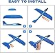 Erlliyeu 4 Stück Segelflugzeug,35cm Flugzeug Spielzeug Kinder Schaum Segelflugzeug, Manuelles Wurfspiel, Spaß, Herausforderung, Modell Schaum Flugzeug, Geburtstagsgeschenk, Jungengeschenk