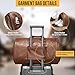Wymulot Convertible Garment Bag, Carry on Garment Duffel Bag with Shoulder Strap, Men's Women's Travel Clothing Bag with Shoe Compartment, 2-in-1 Hanging Suitcase Suit Business Travel Bag (Brown)