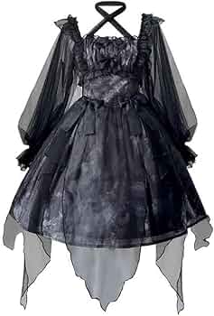 ロリータ ゆめかわいい　宮殿風 ゴスロリ 蝶結び オーガンジー　お嬢様 姫 51SrvHZchsL._UF350,350_QL50_.jpg