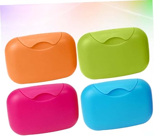 Miniatura 7 de HOMSFOU 20 piezas Jabonera Jabonera Titular Jabón Estuche Portátil Contenedor Viaje