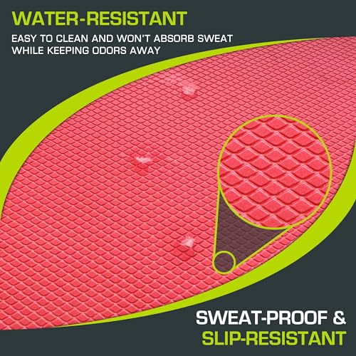 Image of ProsourceFit Exercise Balance Pad, Non-Slip Cushioned Foam Mat & Knee Pad for Fitness and Stability Training, Yoga, Physical Therapy