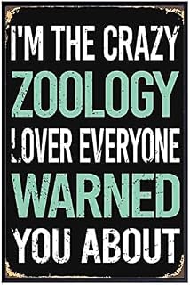 BVJE Crazy Lover Zoology Zoologist Wall Art Decor Posters Abstract Gifts Nautical Delight Farm Unframed 8x6Inch