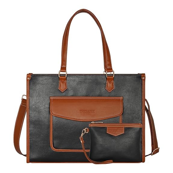 Sac fourre-tout femme pour le bureau et l'université avec bretelles