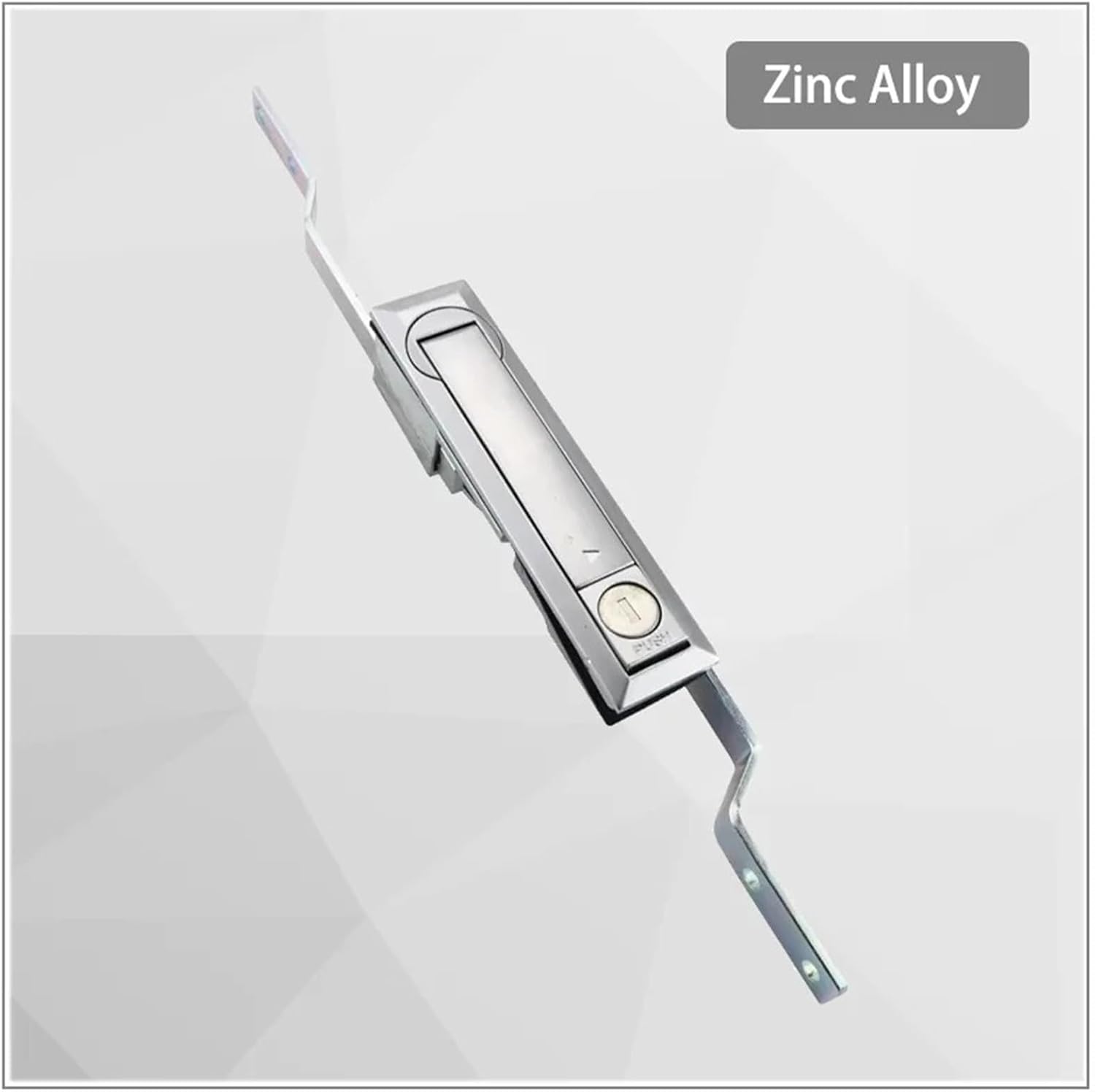 Zinc Alloy Connecting Rod Lock for Industrial Electrical and Mechanical Equipment Switchgear Door Handle Rotary(Black)