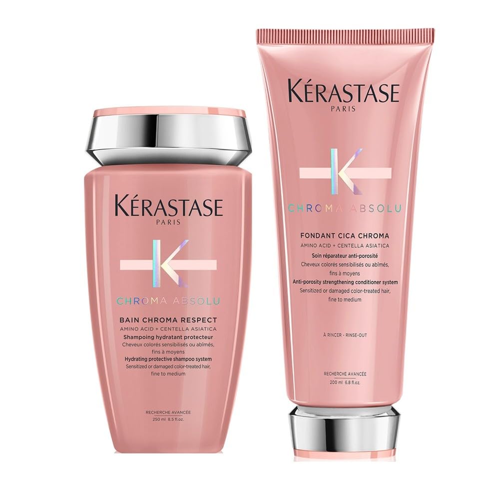 Kérastase Chroma Absolu シャンプーとコンディショナー Kérastase Chroma Absolu Shampoo and Conditioner Set, 2-Step