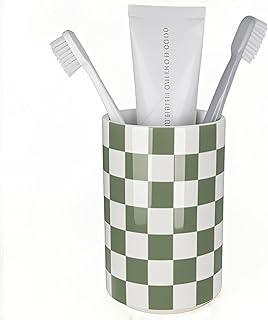 Tooth Brush Holder for Bathroom, Green Toothbrush Holders for Bathrooms,...