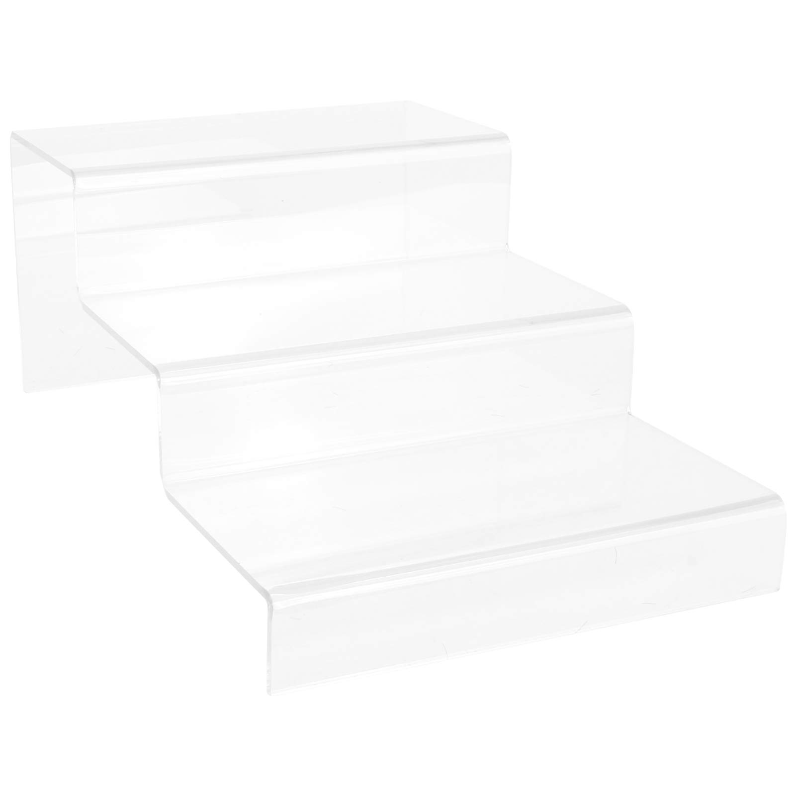 Holibanna 3-Layer Acrylic Display Holder for Shoes Vertical Shoe Rack Storage Rack Display Stand Bag