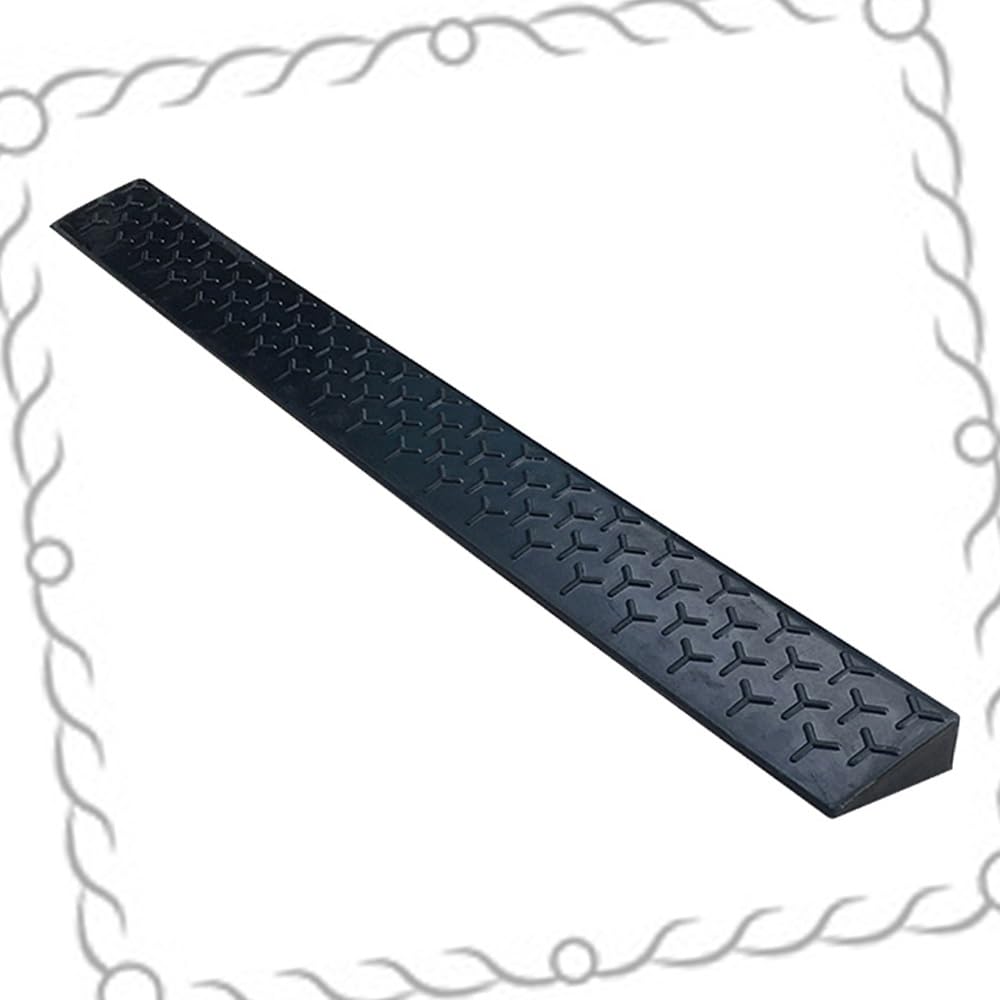 Silla de Ruedas de Goma Recortable para puertas, escalones y uso en el baño