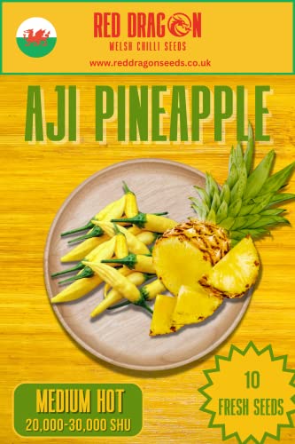 Aji Pineapple Chilli Seeds - 10 Fresh AJI Pineapple Pepper Seeds