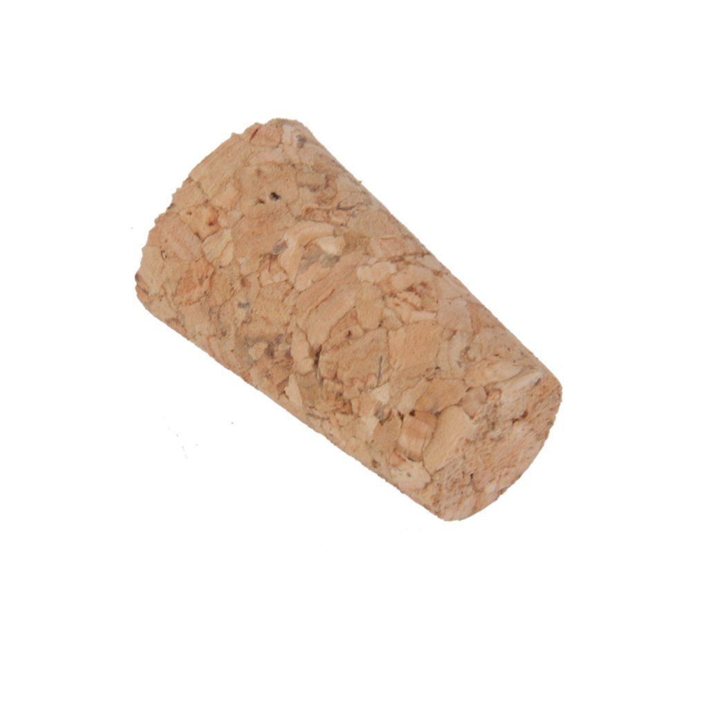 Inzopo 10pcs Tapered Wooden Cork Bung Stopper Tops for Bottle Jar Craft 20mm x 15mm x 35mm