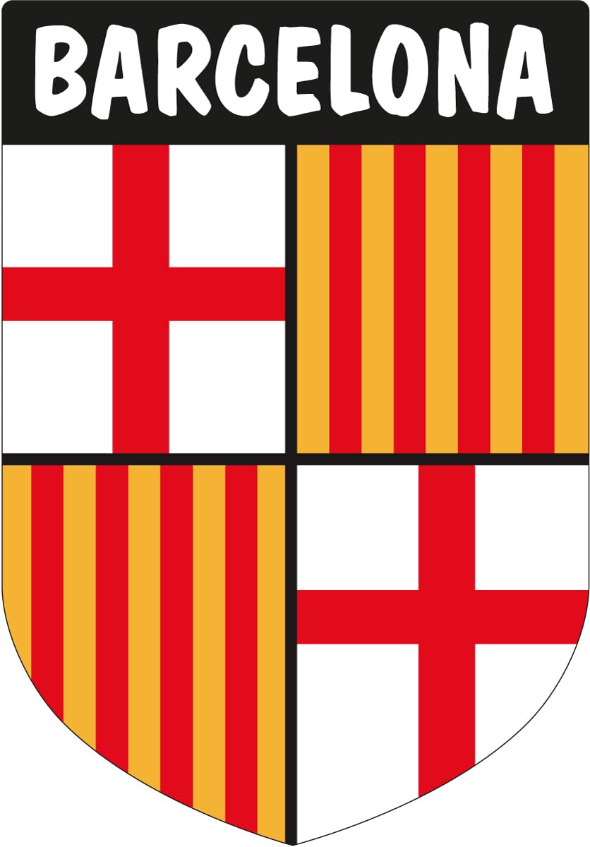 2 Stück Aufkleber Flagge Kanarische Inseln – 65x40 Mm, Vinyl, Siebdruck, Wasserfest