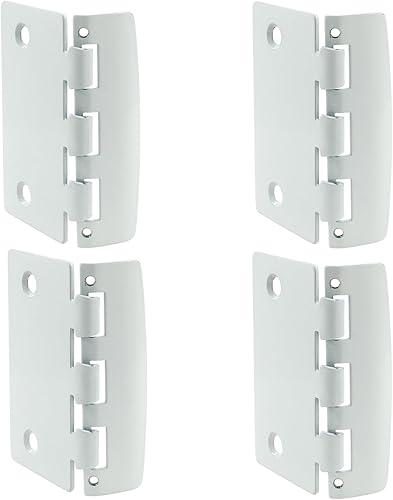 Paquete de 4 cerraduras de puerta de acción abatible, cerradura de puerta abatible, cerraduras de puerta reversibles de privacidad con tornillo