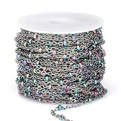 Colorful Small Beads Satellite Cable Chain