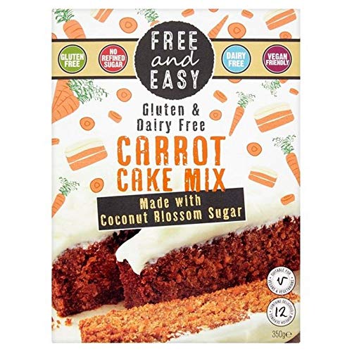 4x Gratuit Et Facile Sans Gâteau Carotte Sans Levure De Lait De Gluten Mélange 350G