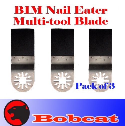 Pack of 3 Nail Eater Oscillating Multi Tool Saw Blades for Fein Multimaster
