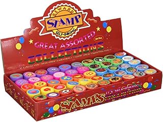 Tiny Mills 50 Pcs Assorted Stampers for Kids - Birthday Party Favors