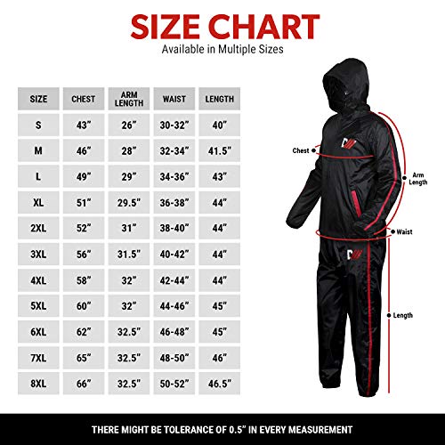 image for DMoose Fitness DMoose Hot Sweat Sauna Suit for Weight Loss, 2 Pc. Set,