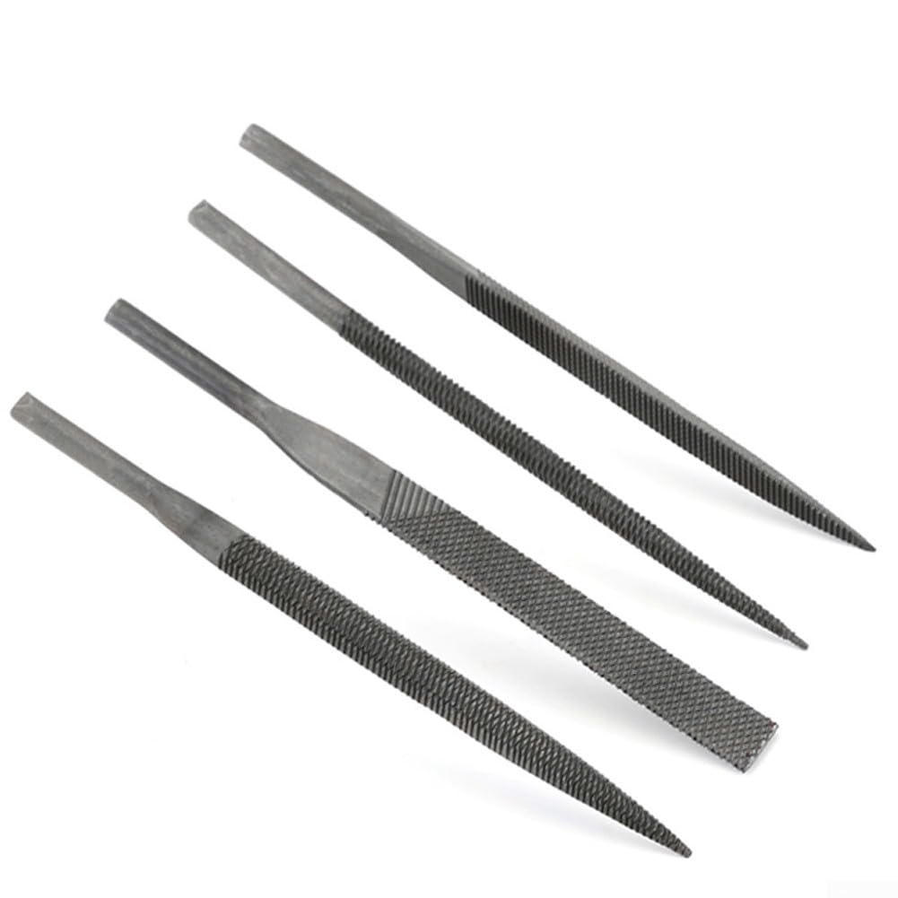 Lame pneumatiche per lima, 5 x 140 mm, denti medi, per intaglio e sbavatura (lima piatta)