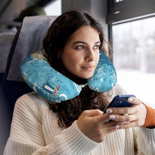 Almohada de poliéster tamaño único para cuello y hombros miniatura 6