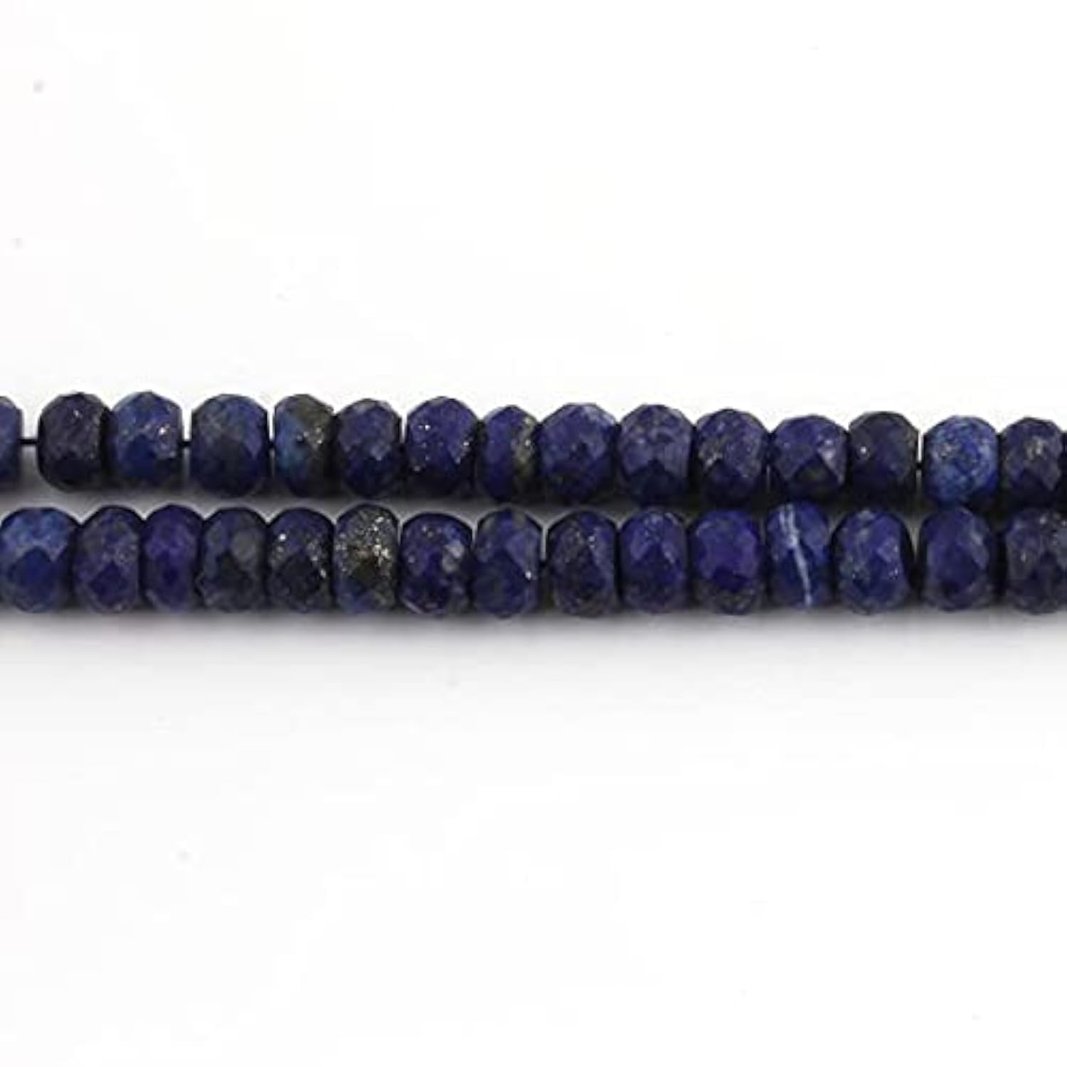 Rondelles lapis lazuli facettées 7mm fil calibré sans perles défectueuses SB2465