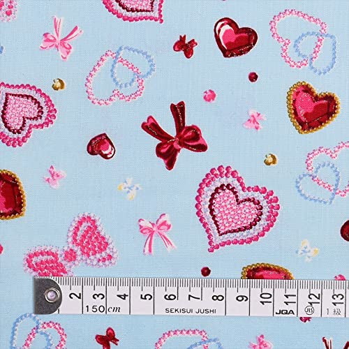 COLORFUL TEXTILE MARKET �n�[�g�ƃ��{���̂��炫��r���[�e�B�[(�X�P�A�[�n�E���C�g�u���[) �X�P�A���n 110cmx100cmD0079110