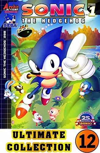 Sonic Hedgehog Ultimate: Collection 12 Graphic Novels For Children Cartoon Comic Adventure Of Sonic