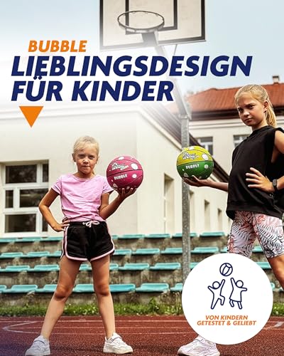 Majestic Sport Basketbälle für Kinder, Jugendliche and Erwachsen größe 4, Basketball Outdoor Indoor, Bubble Pink