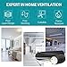 HG Power 3 Inch Air Ducting, 8 Feet Flexible Aluminum Dryer Vent Hose, Three Layer Protection Dryer Hose with 2 Clamps for HVAC Ventilation Heating Cooling Exhaust