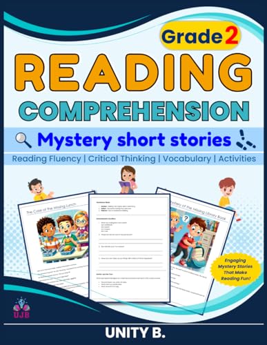 Mystery Short Stories For Grade 2 Comprehension: Reading Book For 2Nd Graders (Ujb Grammar Skills)