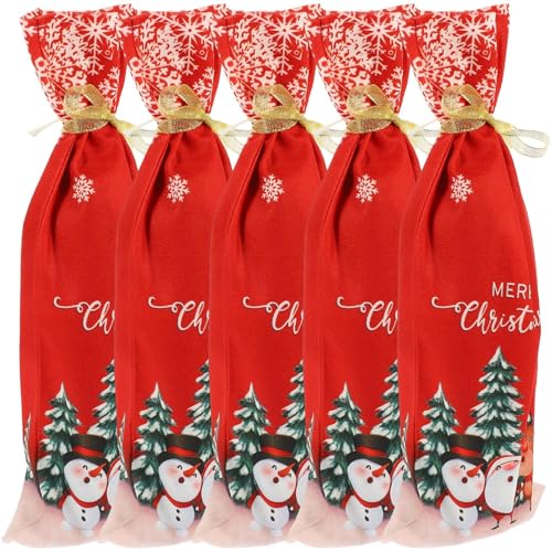 Vin à cordon chiffon ultra doux et parures de Noël pour flacons de prestige
