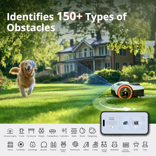 Segway Navimow i105E Robotic Mower Boundary-Free AI Mapping