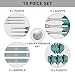 Target Darts Rove Steel Tip Swiss Point Darts, 90% Tungsten Dart Set, Barrel 01-23G | Steel Tip Dart Sets, Green & Silver Darts, Professional Dart Set with Swiss Points & Tool